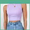 Backless Top Sexy Women Tank Bandage Slim Crop Top Summer Casual Streetwear Tops Solid Cotton Soft Criss Cross Top