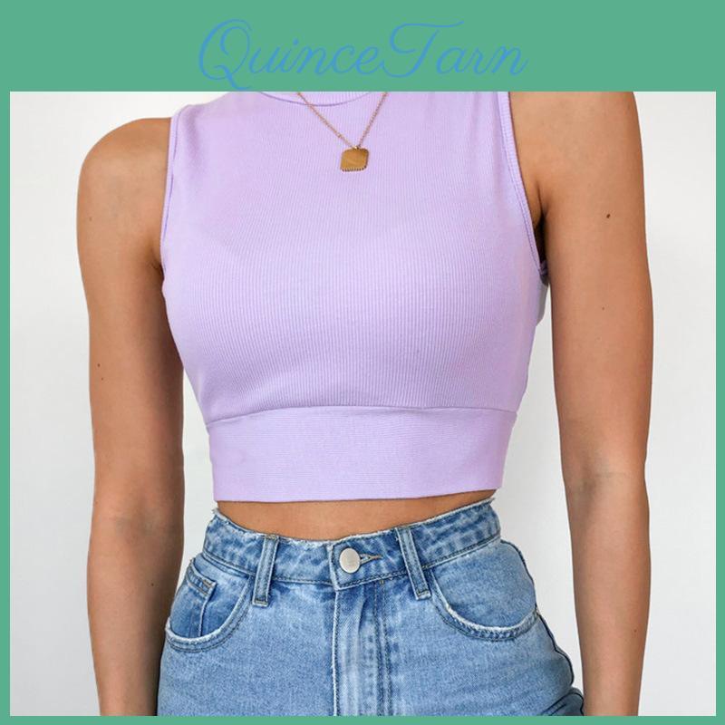 Backless Top Sexy Women Tank Bandage Slim Crop Top Summer Casual Streetwear Tops Solid Cotton Soft Criss Cross Top