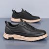Hochwertige Marken Herren Sport-Freizeitschuhe Dicksohlige Leder Oxford Schuhe Modische Herren Arbeitskleidung Freizeitschuhe