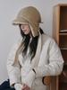 Olinkeompeulliteu Leather Poodle Padded Balaclava (Beige)