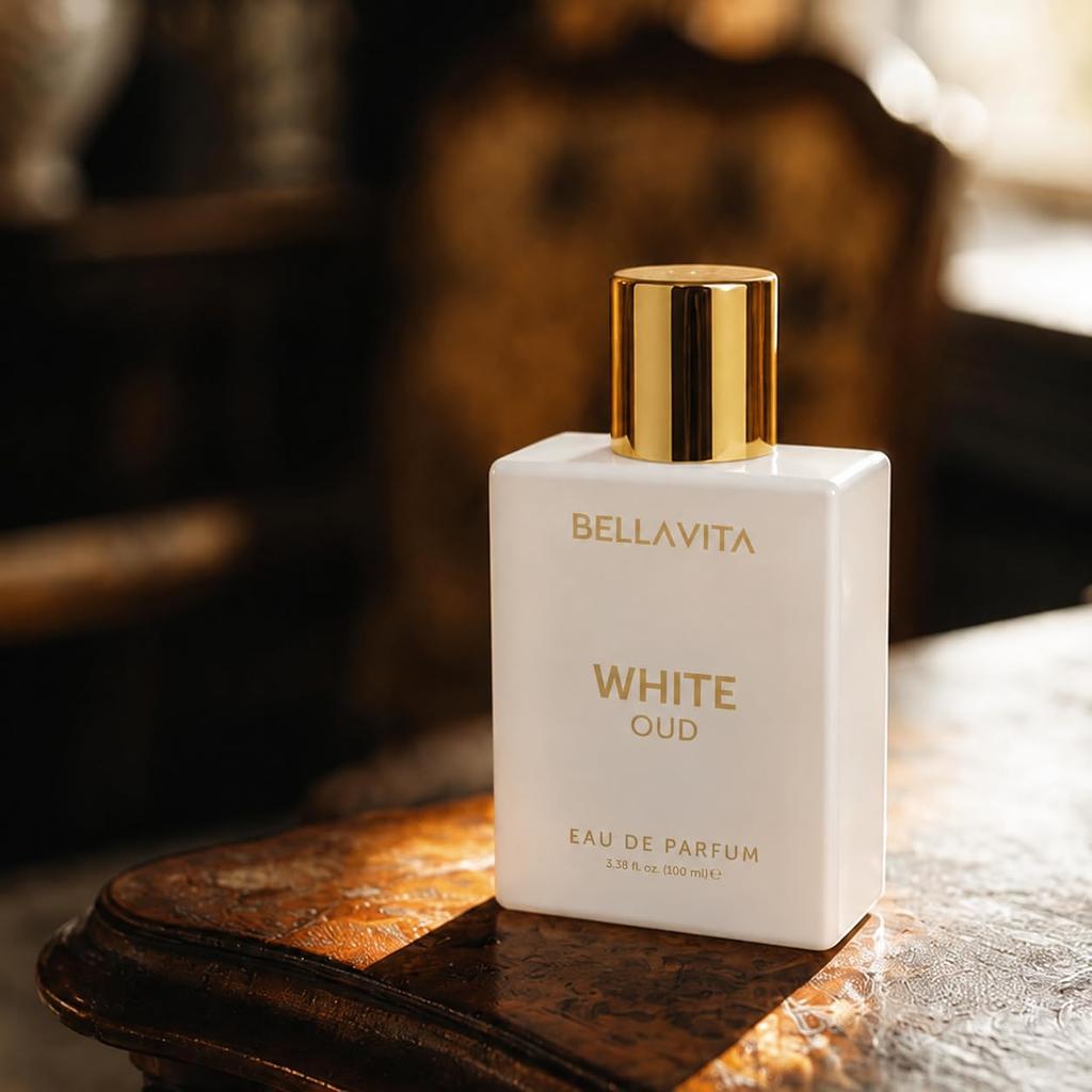 Bella Vita Luxury White Oud Long Lasting Unisex Parfume, 100ml