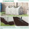 Greenhouse with Windows, PE Mesh Film, Foil Greenhouse Made of Steel, Hothouse for Balcony, Garden, Tomato House 120x60x60cm