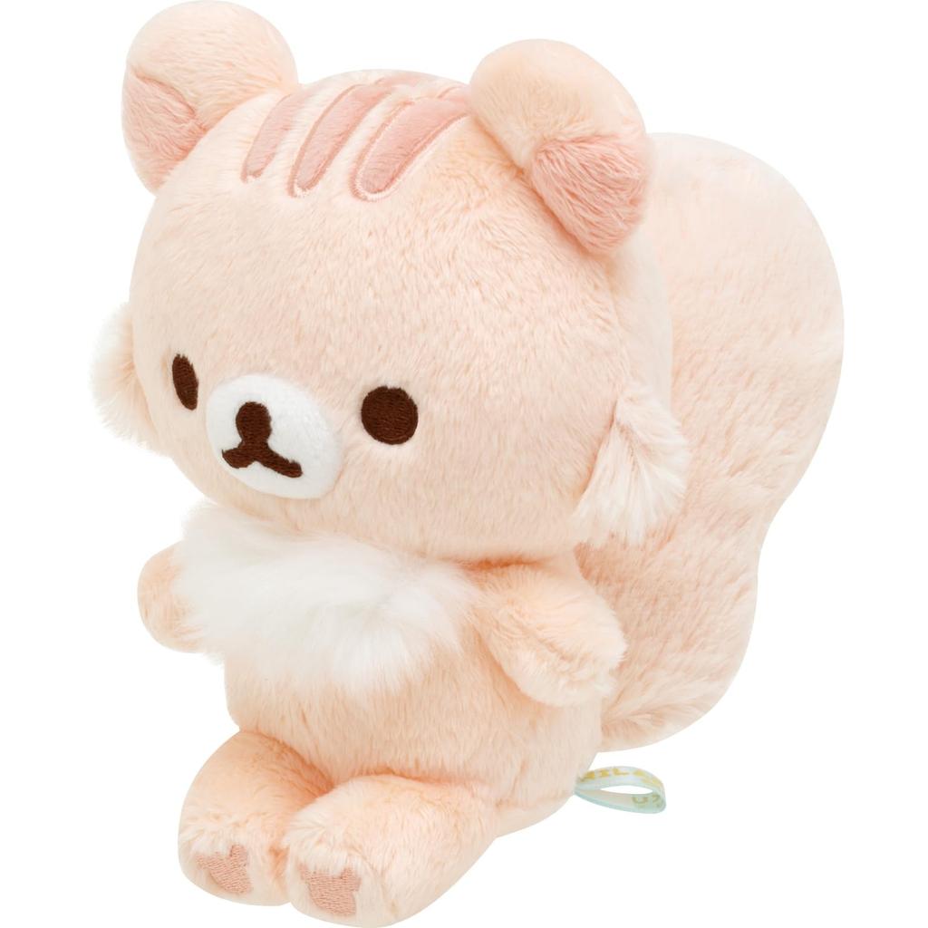 San-X Rilakkuma "Herkes Tok ve Doygun" S boyutu peluş oyuncak Sakura Nokoris MO65301 Boyut: Y18 x G12.5 x D15.5cm