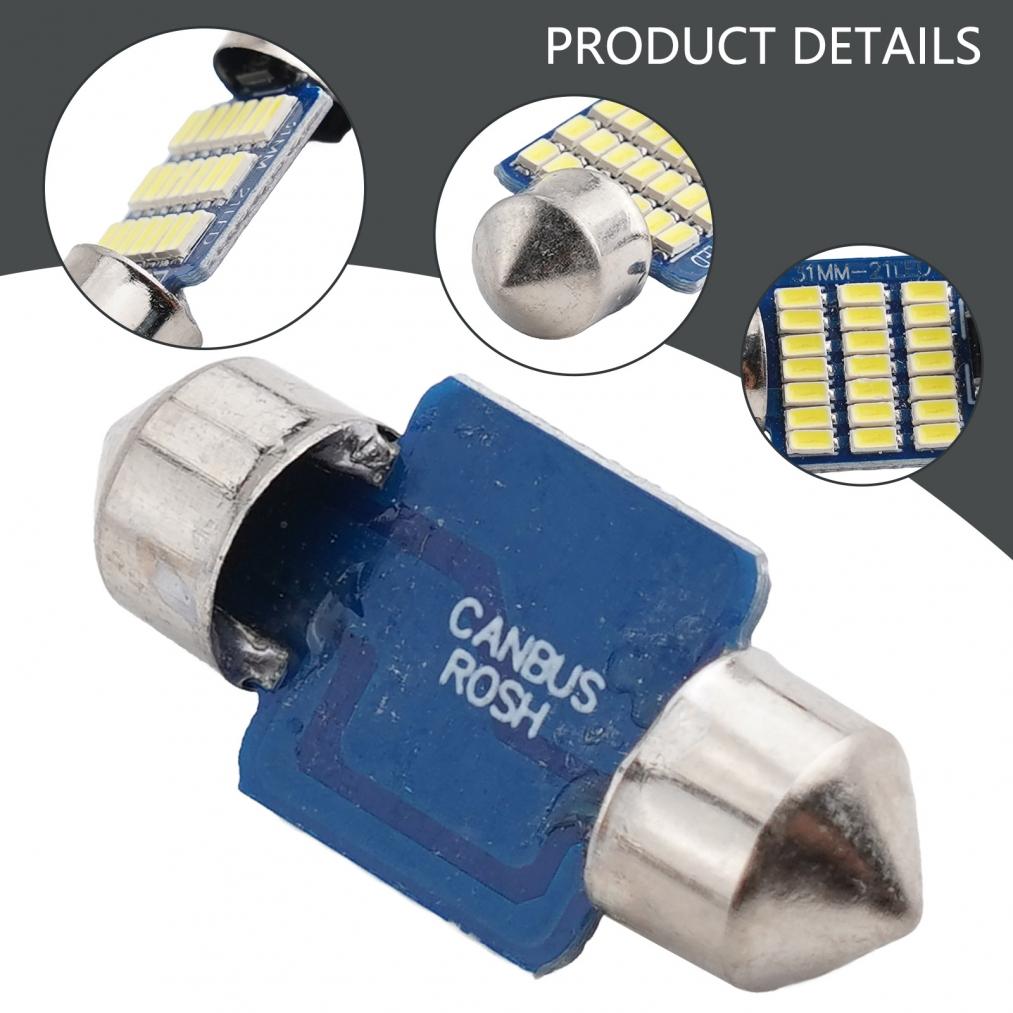 Car Reading Light Trunk Light 1PCS.31MM Aluminum Double Tip