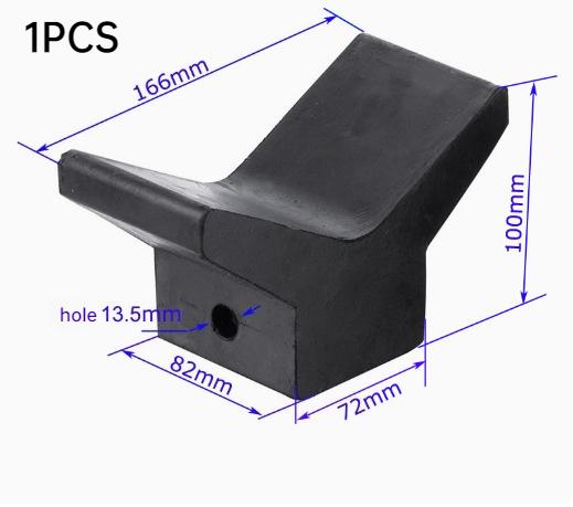 V-Style Boat Trailer Bow Stop Block trailer Rubber bow stop for boat Trailer winch stand Bow support Rollers and Brackets tools
