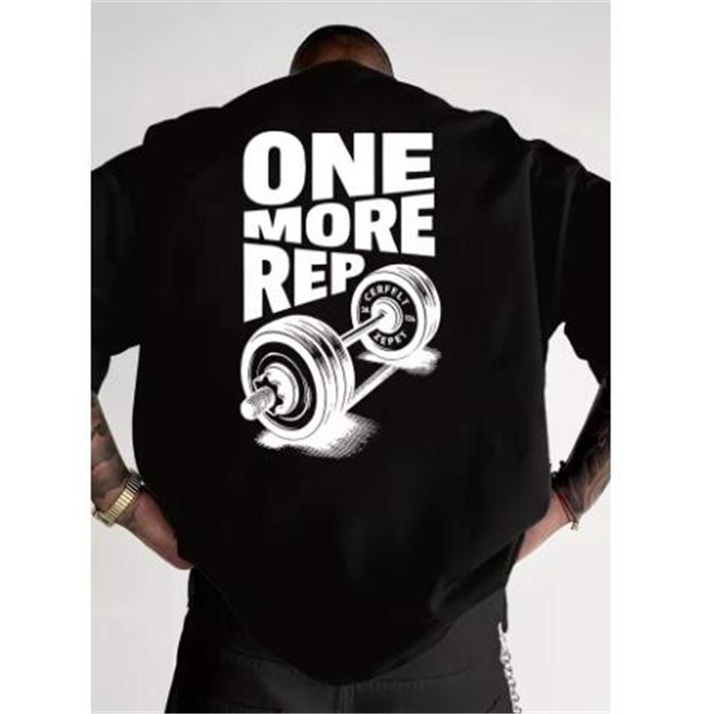 Tricou Bărbați Vintage Amuzant Sală Antrenament ÎNCĂ O REPETARE Ridicare de Greutăți Femei Streetwear Bumbac Tricouri Supradimensionate Mânecă Scurtă Top Larg