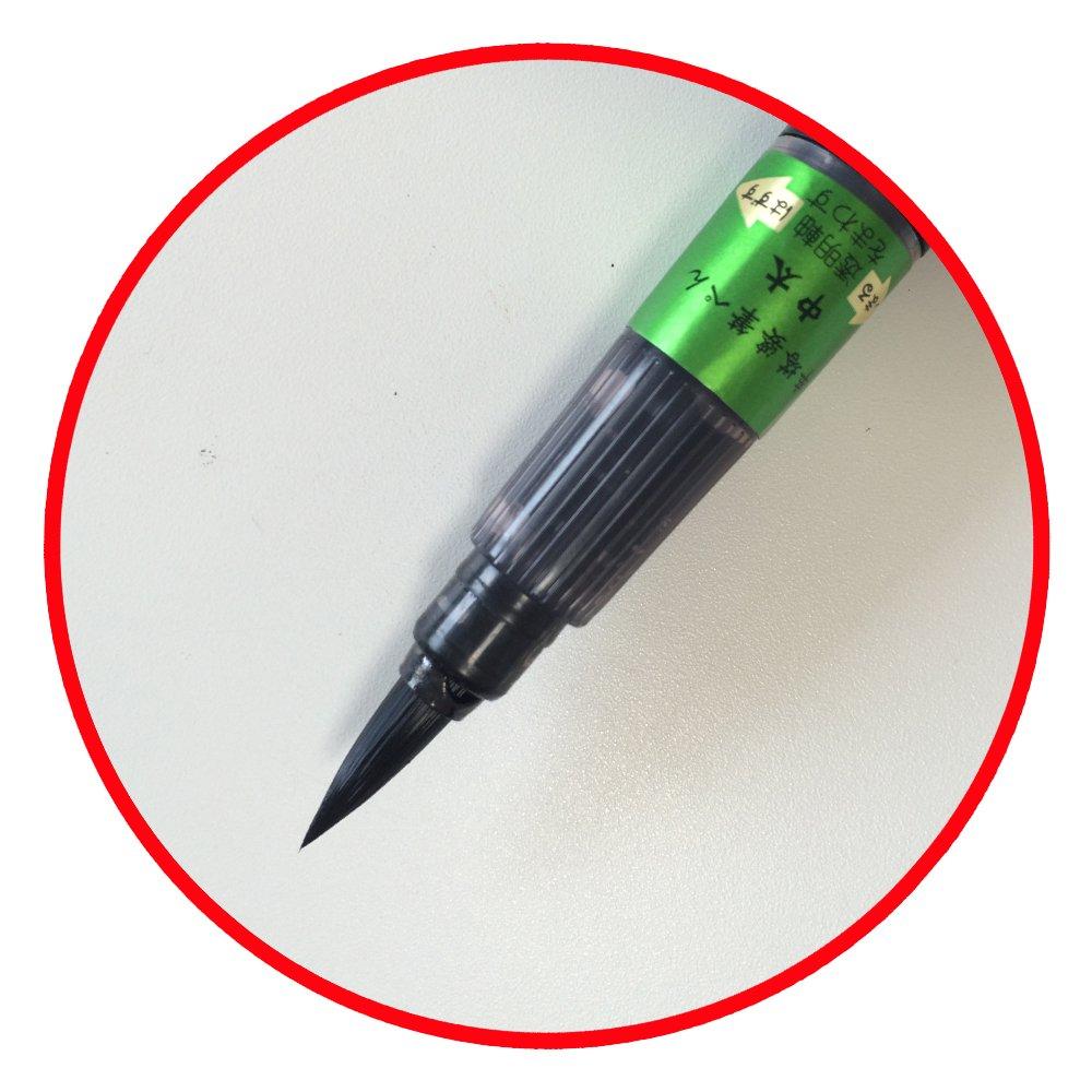Higashiyama Kogyo Brush Sotoba Brush Pen Medium Thick Pen, EH15-9,