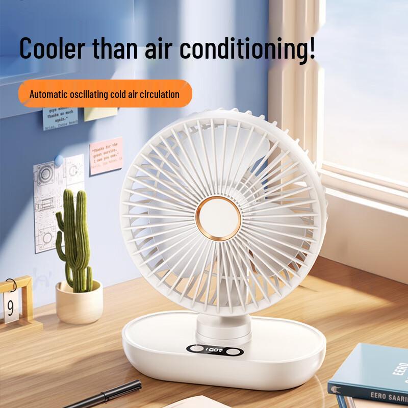 Yuanzu Automatic Oscillating Desktop Fan