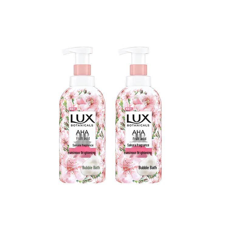 LUX Cherry Blossom Plant Essence Foaming Body Wash