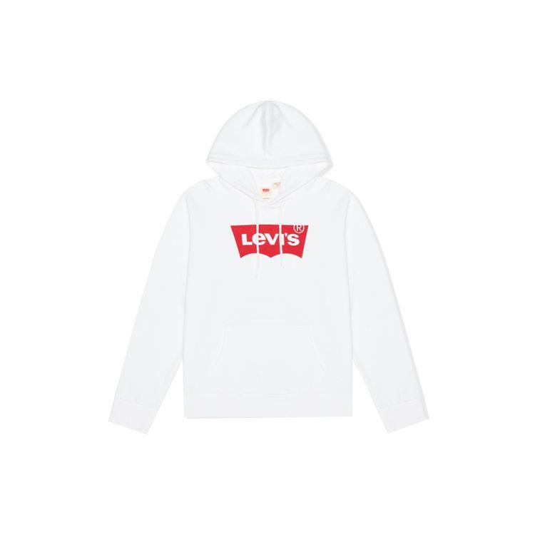 Levi s Unisex Classic Logo Pullover Hoodie White 19622-0018 M