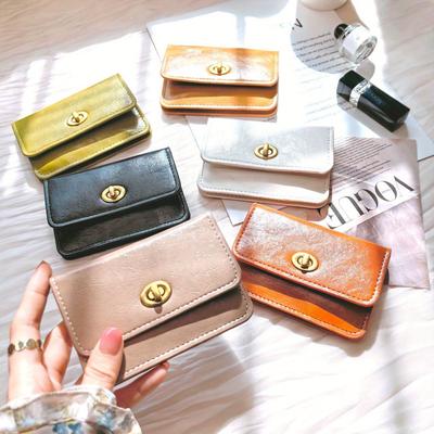 Portamonete Mini Portafoglio Piccola Custodia per Monete con Porta Carte Accessorio Moda Donna Custodia Carte Portamonete Mini