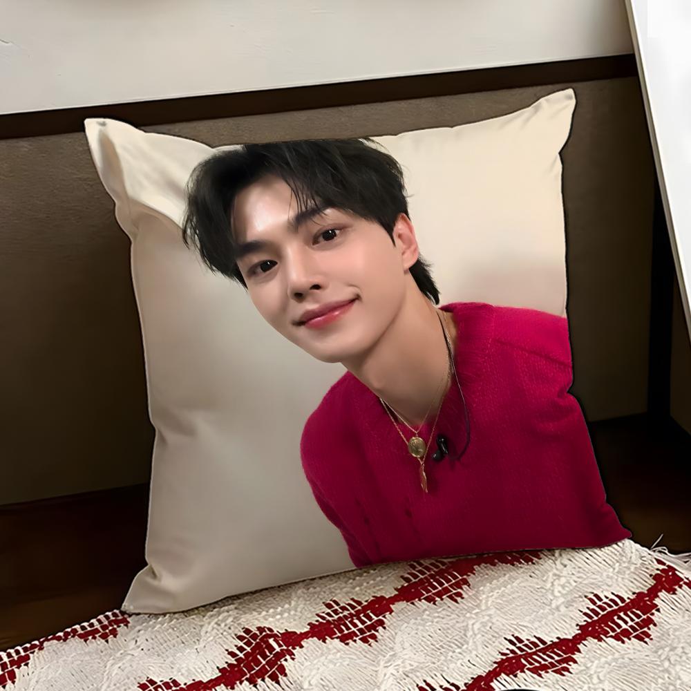 Korean Actor SSong KKang Cushion Cover Reversible Soft Durable Pillow Cover Home Car MultiScene Use for Daily Comfort