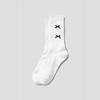 [8 Seconds] Fine Ribbed Ribbon Socks White (3561KTAME1)