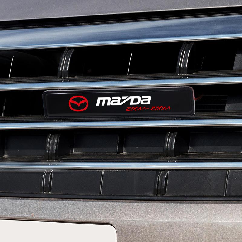 Nálepka na přední masku auta Odznak Znak na mřížku hlavy LED světelný znak Pro 3 bk 6 gg 2 CX3 CX5 CX7 CX9 CX30 Demio Bt50 323 RX8 2 Mazda 3 Mazda 6 CX-5 CX5