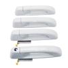 4x Car Bright White For 2019-2021 Dodge Ram 1500,2500,3500 Painted Door Handles