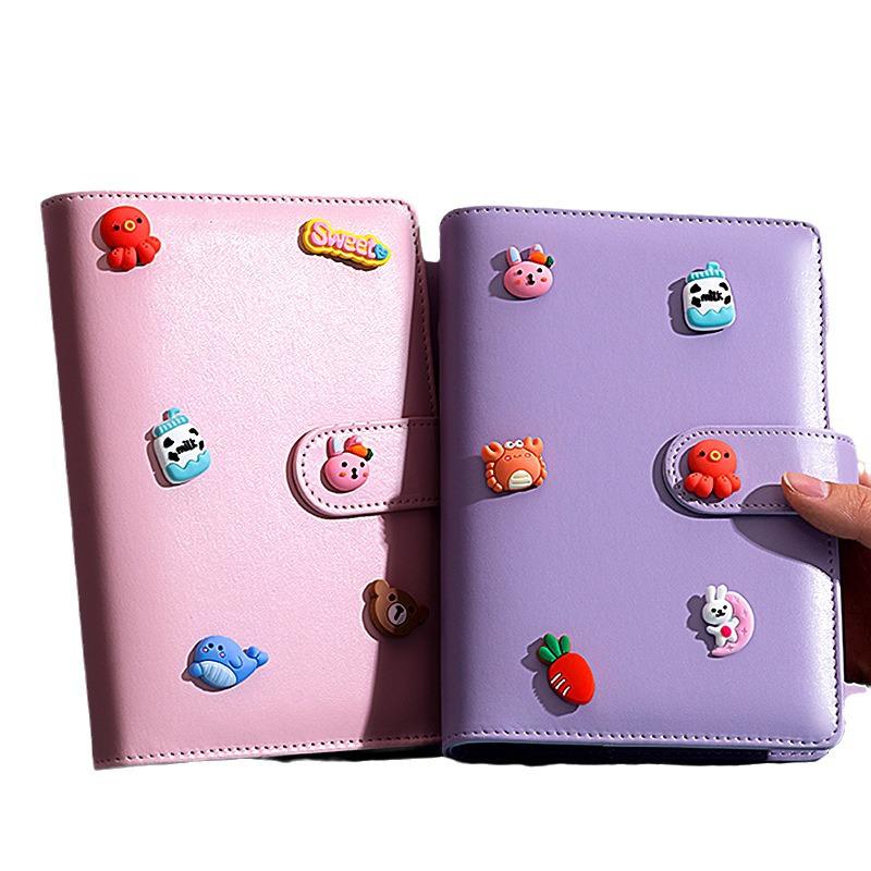 Macaron A6 PU Leather Binder & Cash Budget Notebook