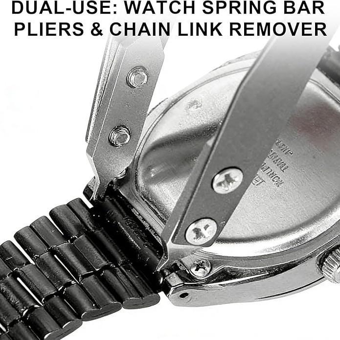 Spring Bar Removal Pliers: Grey V-Shaped & Y-Shaped Strap Remover