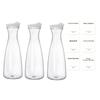 2/3er-Pack Klarer Behälter-Organizer Waschmittelspender 54 OZ Seifenspender für Waschmittel, Flüssigwaschmittelbehälter