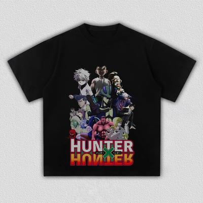 Hunter × Hunter Killua Zoldyck Anime Printing T-shirt Men's Clothing Women's 2026 Summer New High Quality Cotton T Shirt