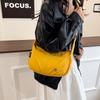 Womens Large Soft Waterresistant Crossbody Bag With Inner Zipper Pocket For Casual Outings