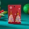 Cute Cartoon Acrylic Snowman Drop Earrings for Women Girls Sweet Pink Christmas Tree Santa Claus Earrings New Year Jewelry Gifts