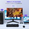 KVM Switch HDMI 2 Input 1 Output KVM Switcher Shares 2 PCs and 1 Keyboard/Mouse/Display 4K@60Hz Video Output Easy Plug-and-Play Connection LED Light U