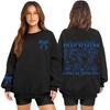 Women's Fashion Long Sleeve Print Round Neck Loose Pullover Sweater Top