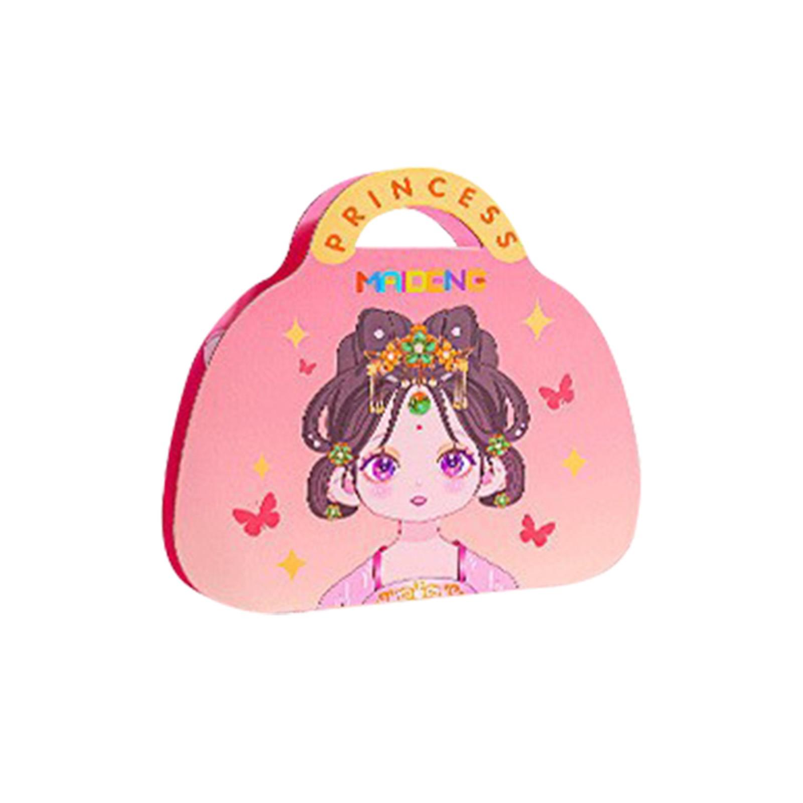 

Игрушки для косметички, забавные и модные наклейки для косметички принцессы, самодельные игрушки для девочек One Size