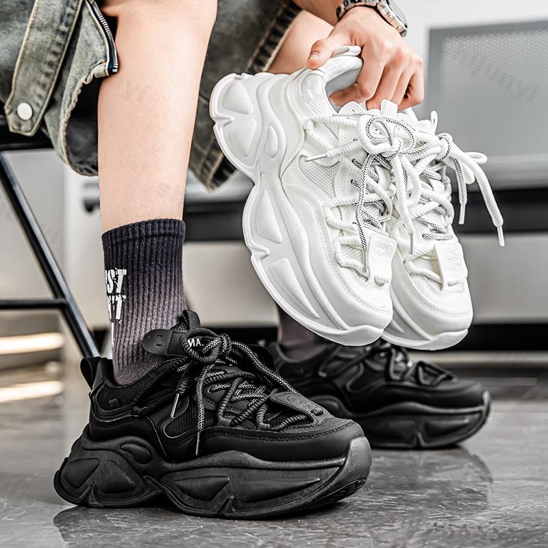 Men's Casual Sports Shoes 2025 Autumn Mesh Breathable Comfortable Anti Slip Outdoor Running Shoes Fashionable Sneakers Zapatos