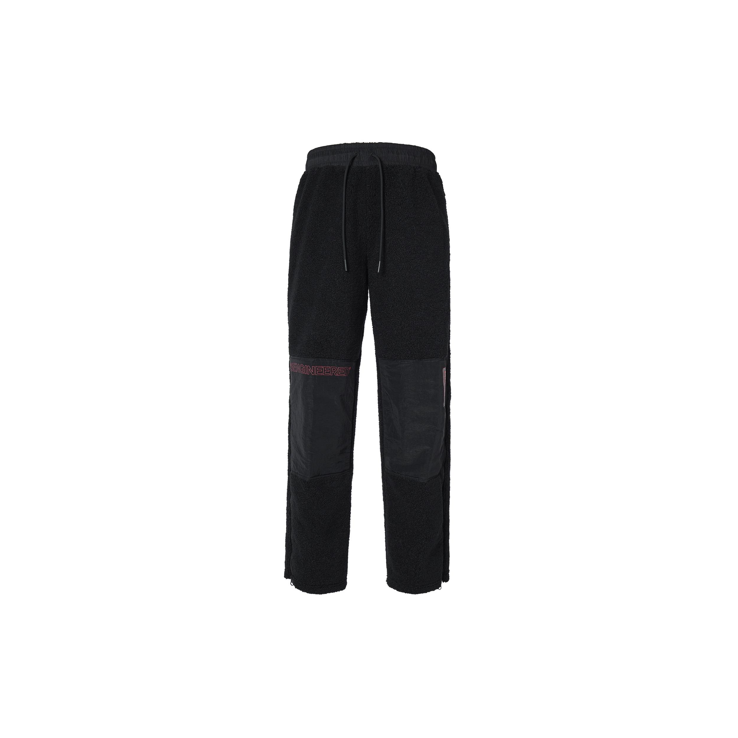 Air Jordan 23 Drawstring polar fleece Splicing Casual Sports Long Pants Black Men s CV1099-010 M