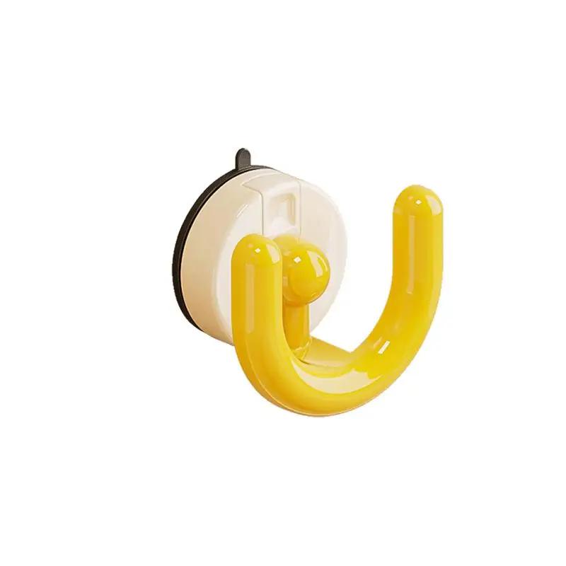 Saug-Schuhregal ohne Bohren - Wandmontierter Badezimmer-Organizer für Hausschuhe, Abnehmbare Trockenaufbewahrung Saughaken