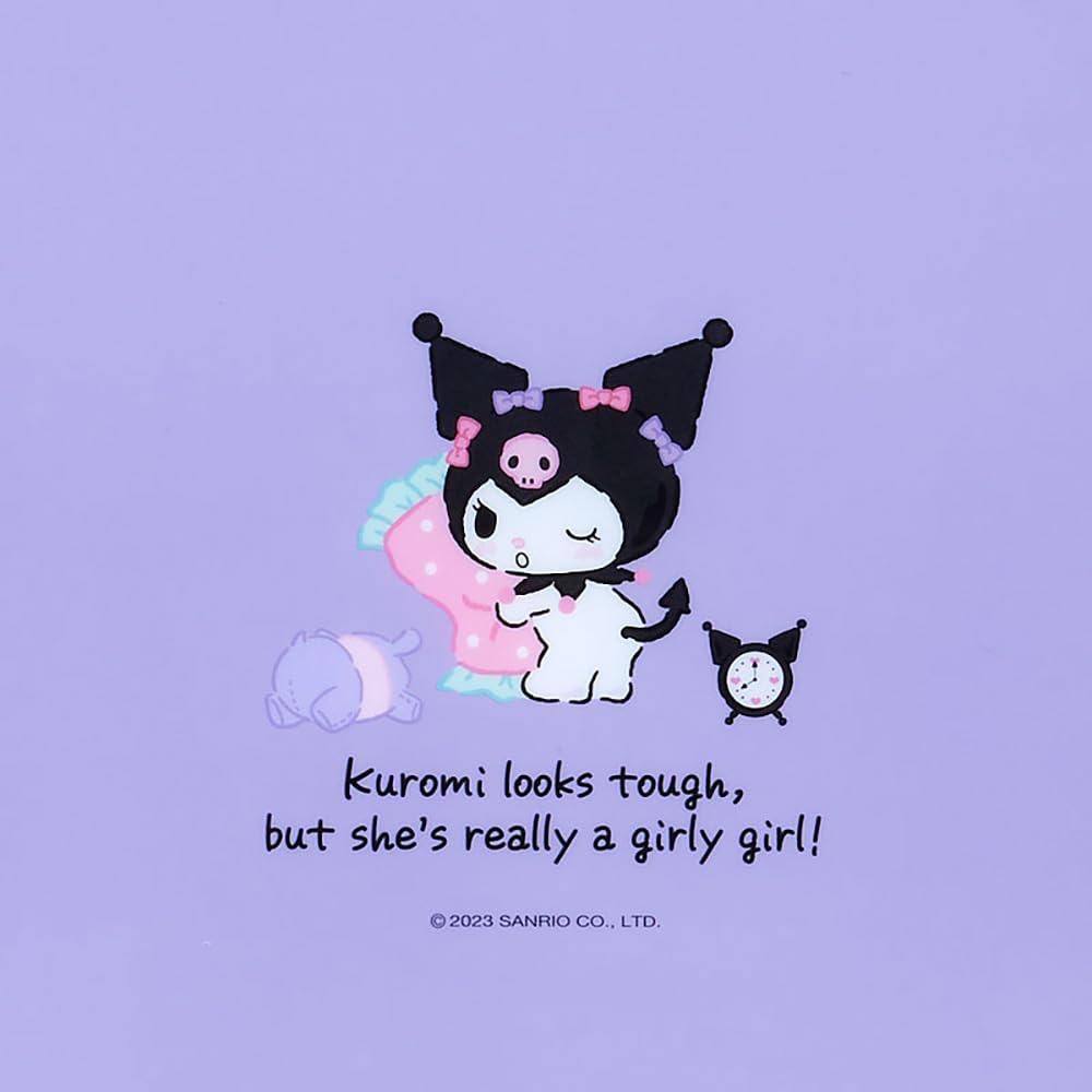 Sanrio Kuromi Zippered Clear File 549789 6-Pocket
