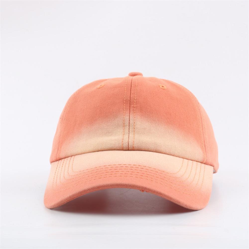 Adjustable Gradient Color Baseball Cap Quick Dry Snapback Hat Simple Outdoor Sports Hat  Running