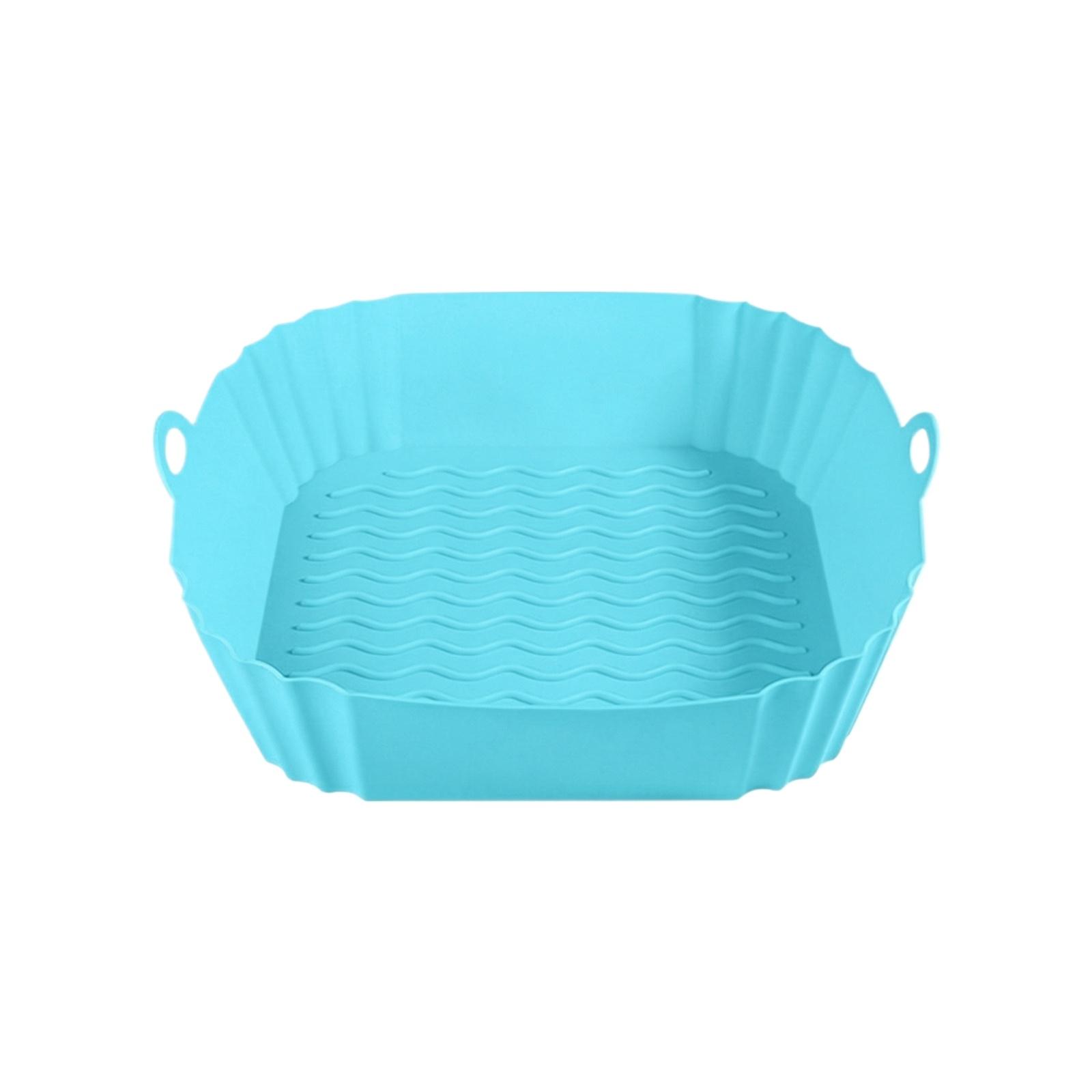 Round Silicone Baking Mat Fryer Silicone Pot Reusable Baking Tray, Silicone Baking Tray,Silicone Baking Mat One Size