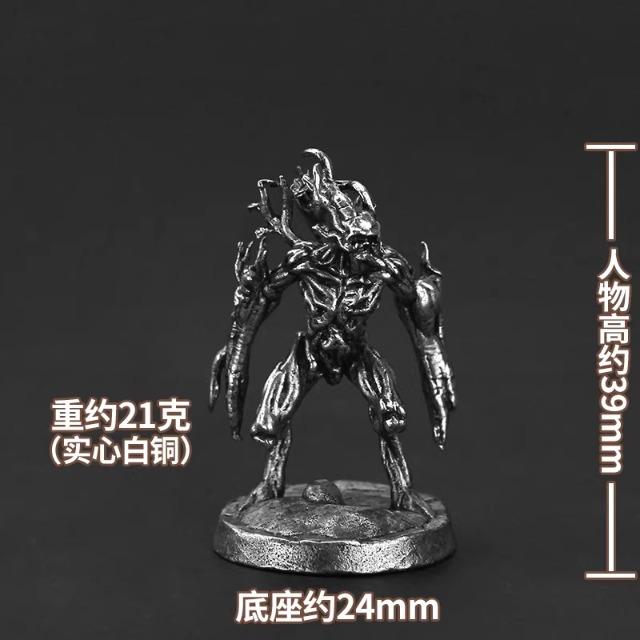 

Metal Tree Spirit Guard Model Action Figures Toys Board Game Piece Desktop Car Interior Miniature Ornament Accessories Figurine