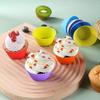 6/12PCS Silicone Muffin Molds Cup Cake Mold Round Cake DIY Baking Molds High Temperature Resistance Kitchen Baking Accessories