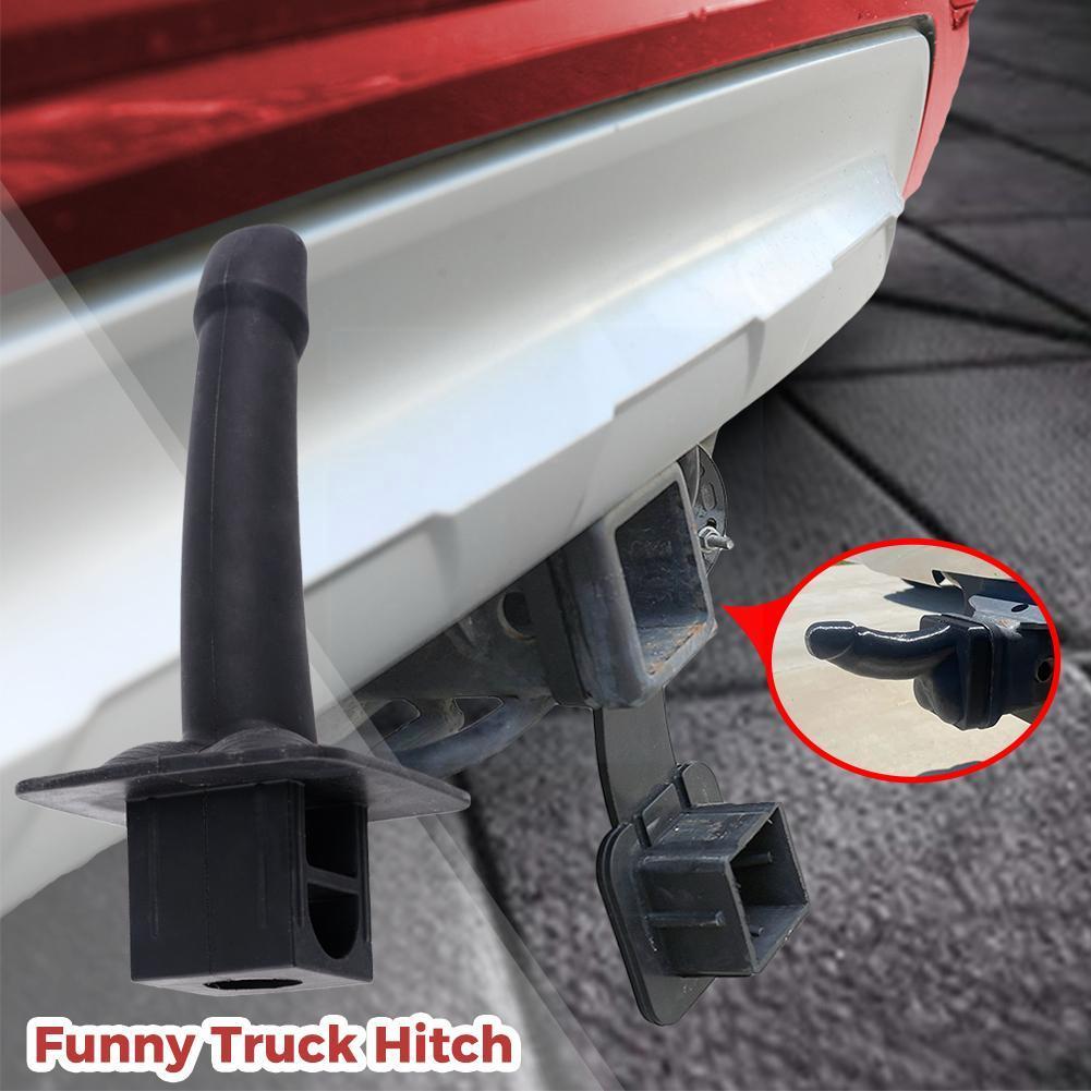 Universal Funny Truck HitchTow Bar Ball Cover Silicone Accessories Cap O9W3 Hitch Protect Towball Trailer Weatherpr N2R0