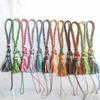 Hand-Woven Gradient Tassel Handle Rope Ornament for Men and Women