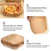 Silicone Oil Even Heating Wide Application Roasting Microwave Air Fryer Liners Disposable Paper