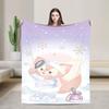 Duffy Bear & Friends ShellieMay Blanket Cartoon StellaLou Gelatoni Flannel Funny Warm Throw Blanket for Home  Winter