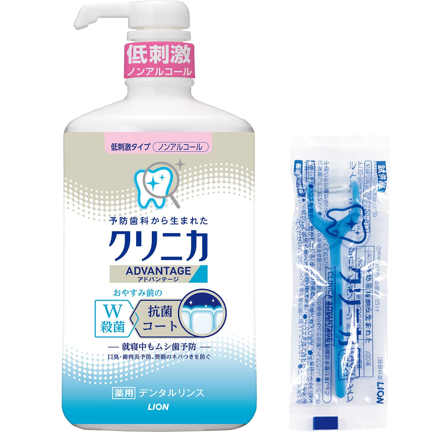 

Clinica Advantage Dental Low Irritation 900ml Floss Liquid for Bad Periodontal Pump Type Rinse, Type, + Y-shaped [Quasi-drug] Toothpaste,