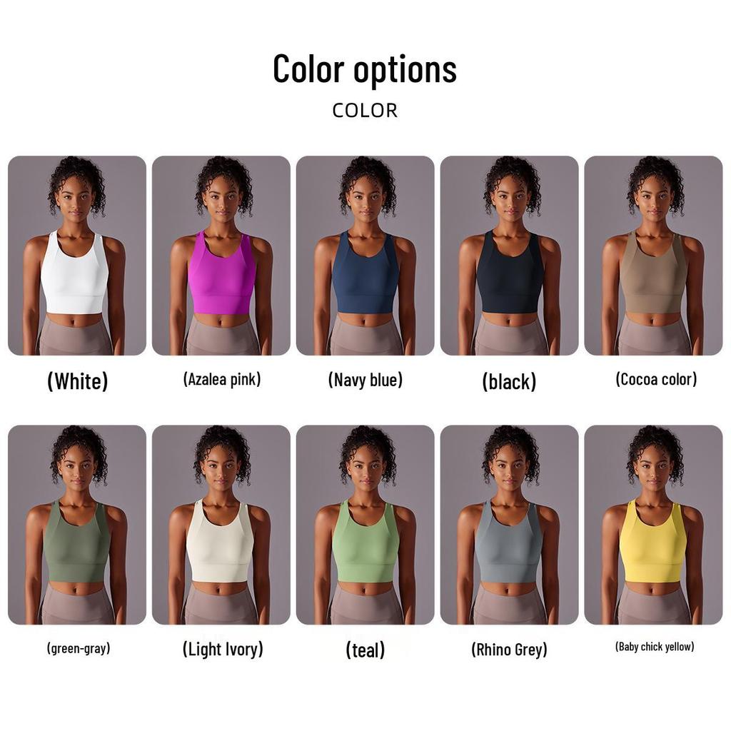 Damen Schlankmachender Sport-BH - Einteilige Kurvenpassform für Yoga und Fitness