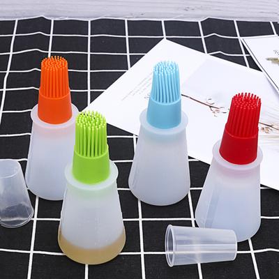 Oil Bottle Brush Multi-use Heat-resistant Silicone Kitchen Oil Bottle Brush for Home