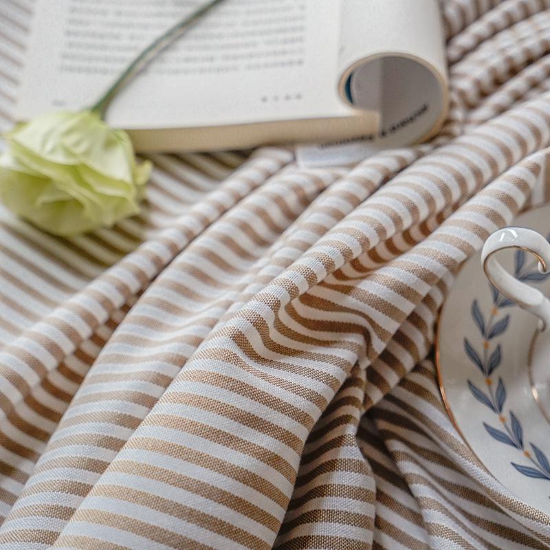 Fabric Tablecloth, Literary Cotton And Linen Fringed Lace Dining Table Cloth, Coffee Table Cloth, Living Room