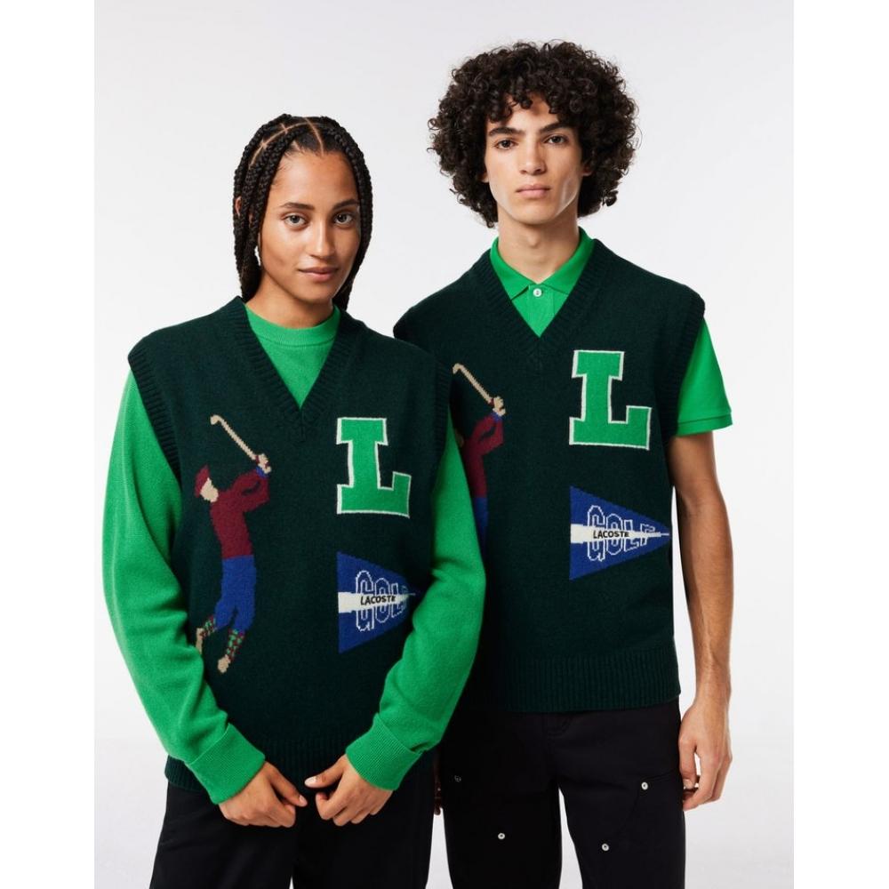 

Жилет Lacoste Universal Golf Graphic Intarsia Ah0814 53n Dcj 00M
