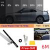 50cm X 6M Auto Fenster Tönungsfolie Papierrolle Sonnenfolie Autoglas Sonnenschutz Isolierung Schwarz Auto Fensterfolie Sonnenfolie