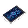 Vbestlife Inch IPS USB Mini AIDA64 PC CPU RAM Data Temperature PC Sensor Panel Display Temperature Monitor for Computer Mini PC Data Monitor 3.5