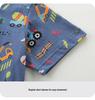 Summer Kids' Short-Sleeve T-Shirt with Construction Vehicle Print - European/American Style