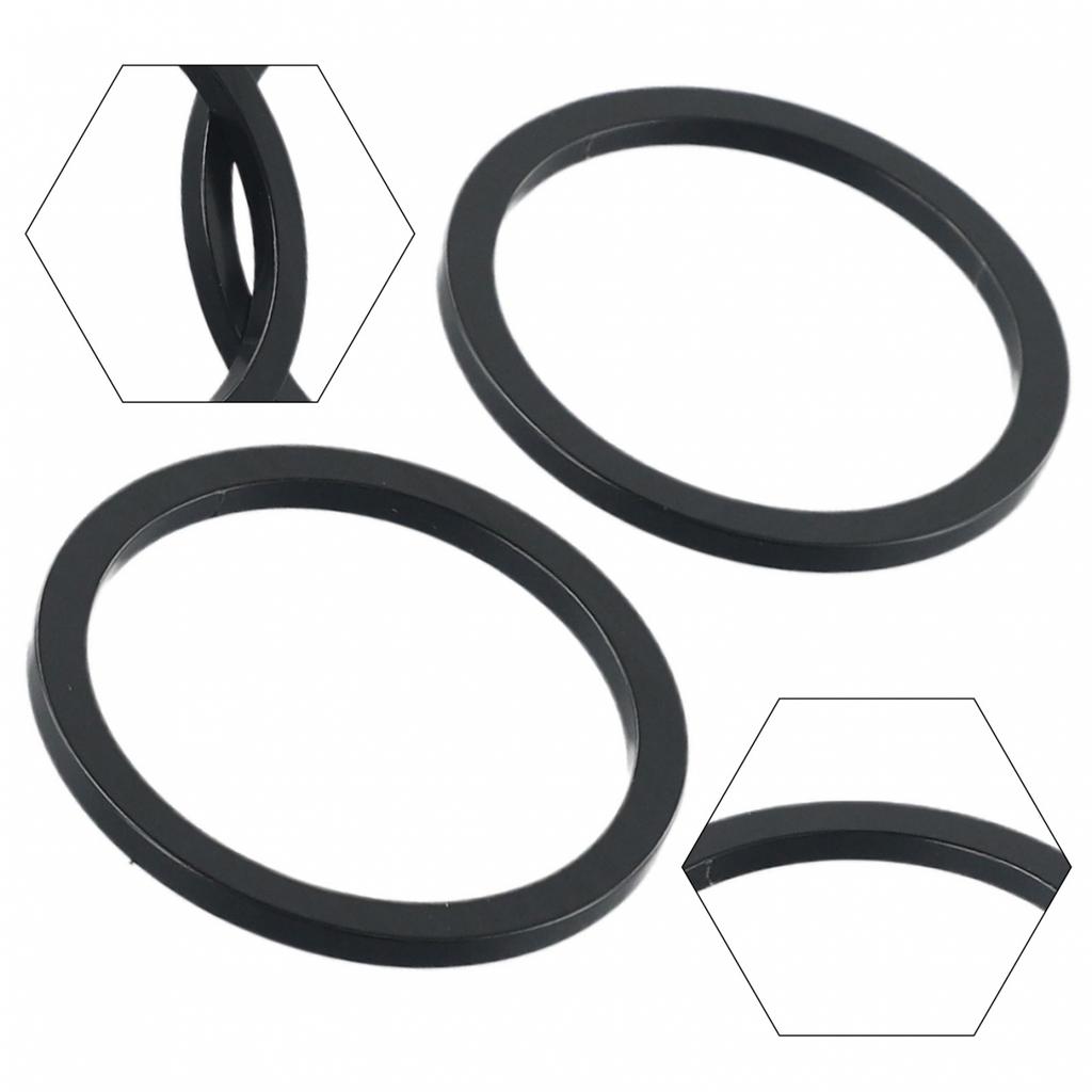 2.5mm Bicycle Bottom Bracket Spacer Aluminum Alloy Bike Black