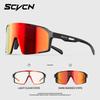 Lunettes d'escalade photochromiques SCVCN Lunettes de plein air UV400 Lunettes de soleil de sport pour hommes Lunettes de randonnée pour femmes Vélo Cyclisme Coupe-vent